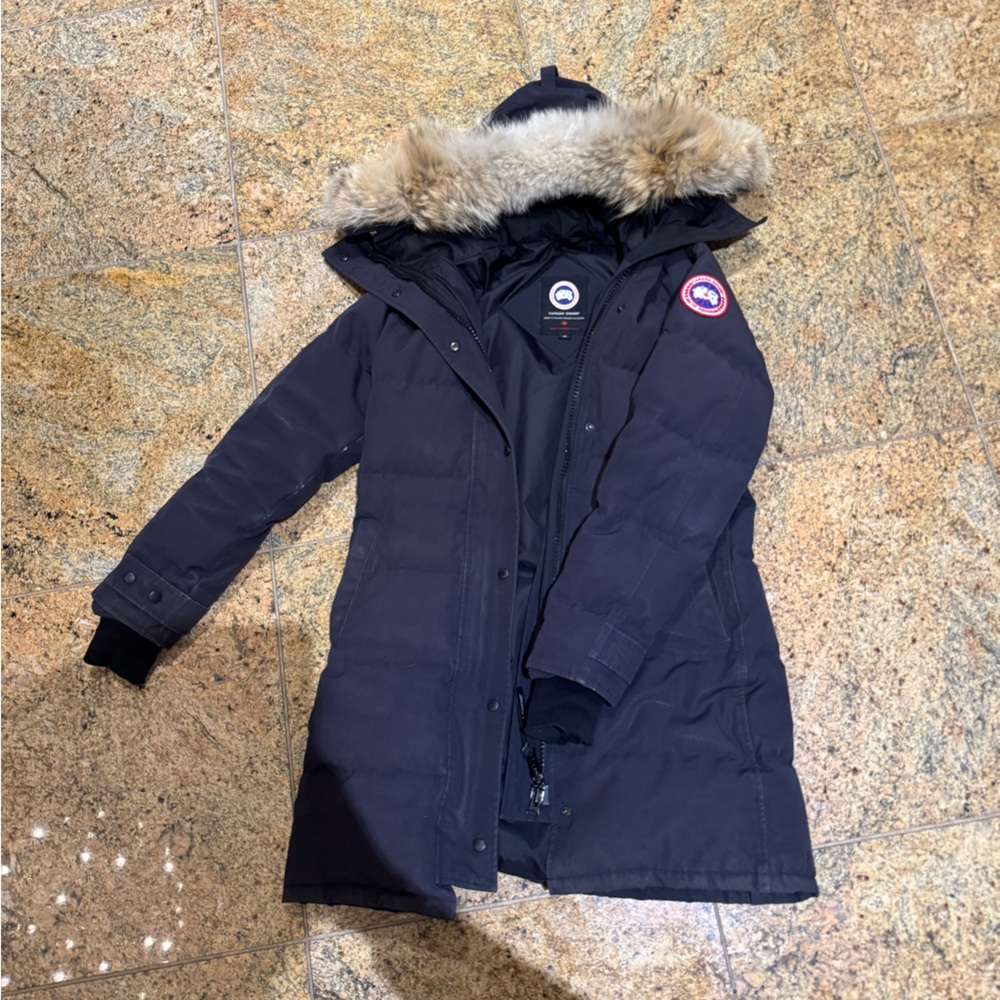 Canada Goose Navy Blue Parka